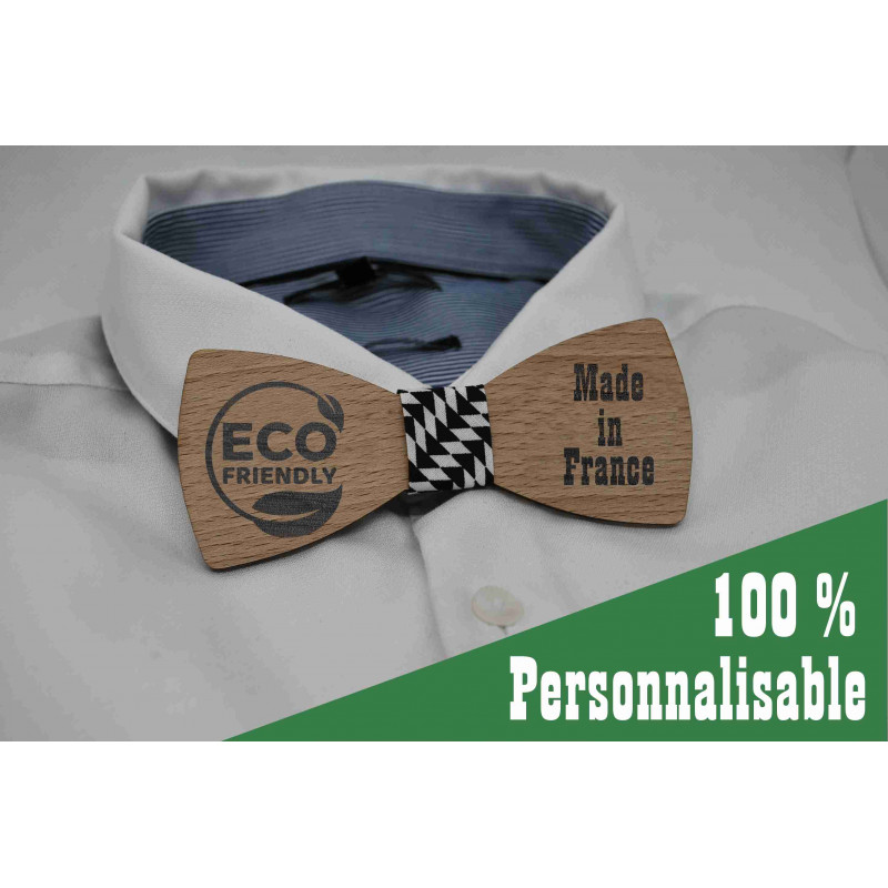 Nœud papillon en bois, 100% personnalisable