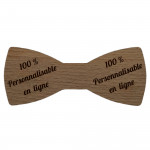 Nœud papillon en bois, 100% personnalisable